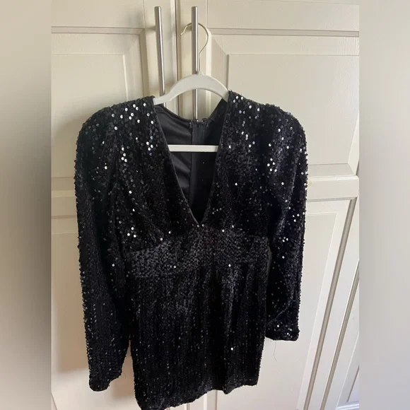 pink lily sequin dress Pink Lily | Dresses | Brand New Never Worn Pink Lily I Forgot That You  Existed Black Sequin Dress